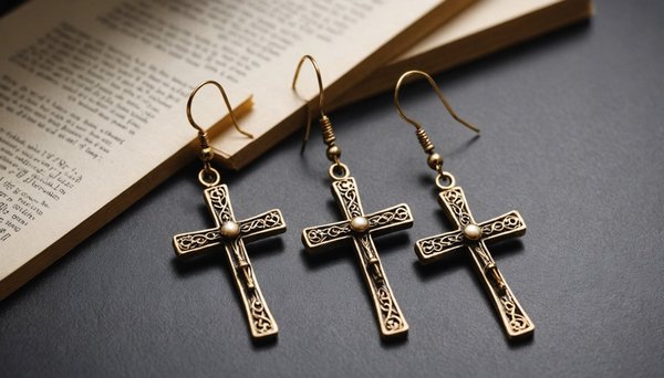Découvrez les boucles d'oreilles croix : un style spirituel chic